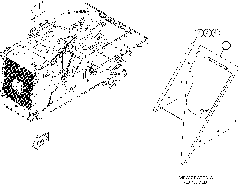 GUARD GP-ENGINE 4308154 CAT