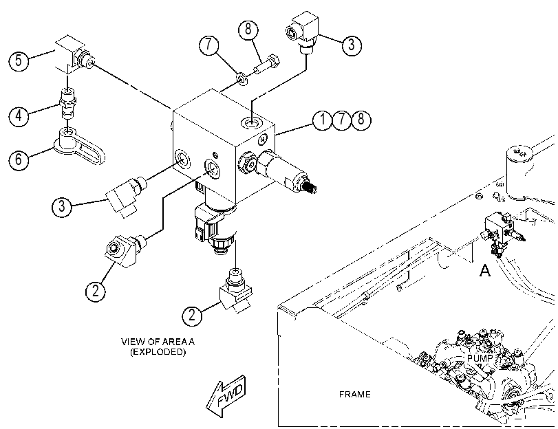 VALVE & MTG GP-TRUCK HITCH 3967138 CAT