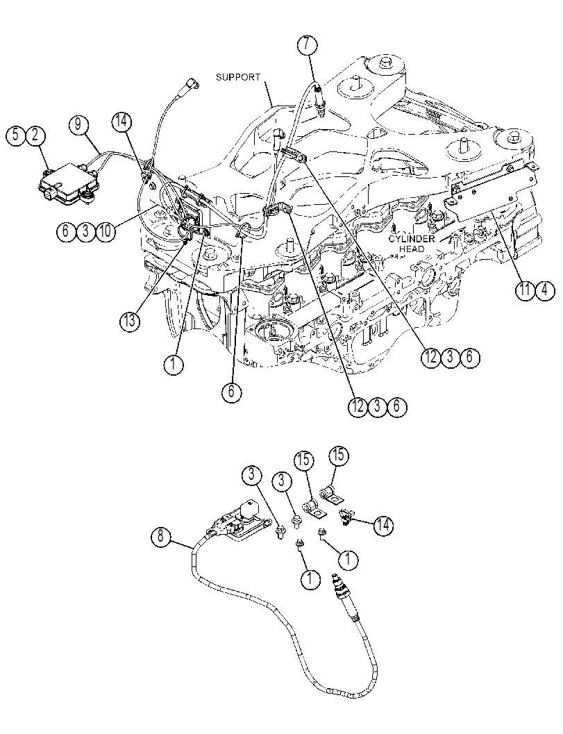 SENSOR GP-NITROGEN OXIDE 4440301 CAT