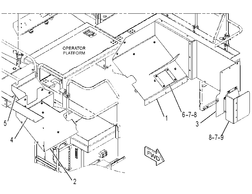 COVER GP-PLATFORM 3784698 CAT