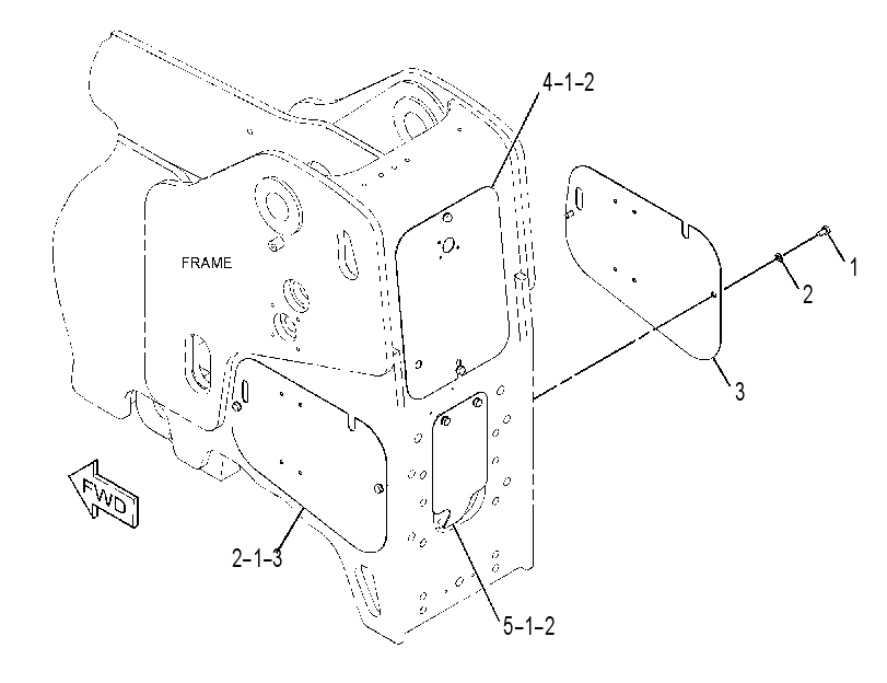 ENCLOSURE GP-REAR 4536540 CAT