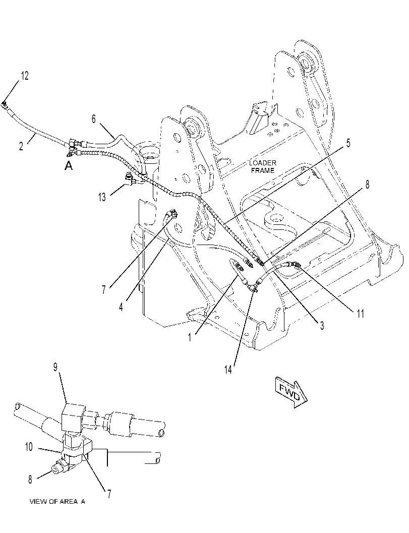 LINES GP-DIFF LOCK & PARK BK 3761458 CAT
