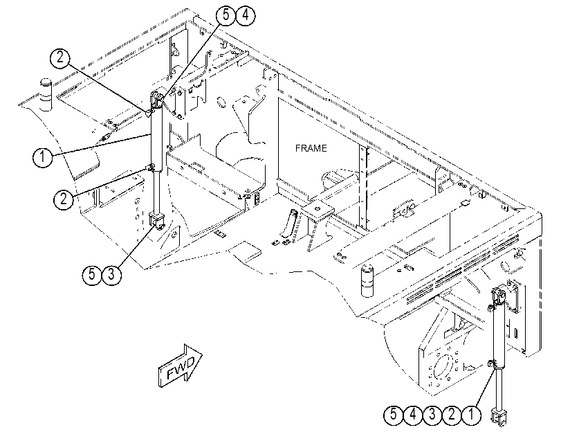 CYLINDER & MTG GP-TOW POINT 3924696 CAT