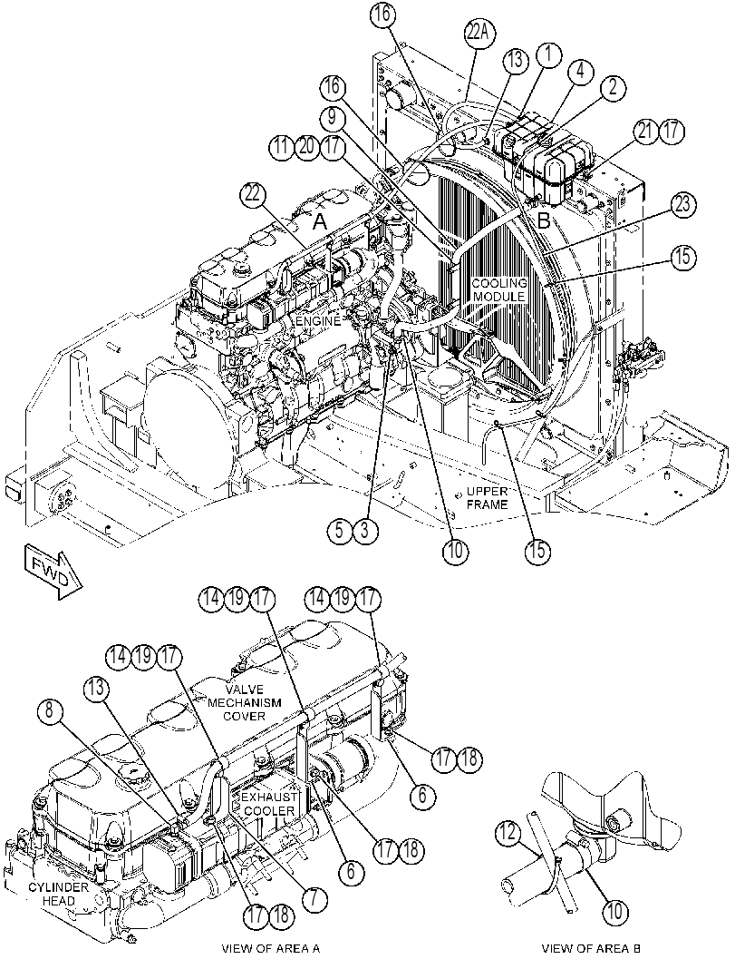 TANK & MTG GP-COOLANT 4241164 CAT
