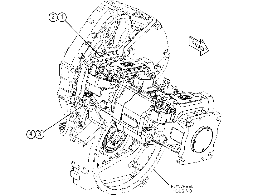 PUMP & MTG GP-IMPLEMENT 3868473 CAT