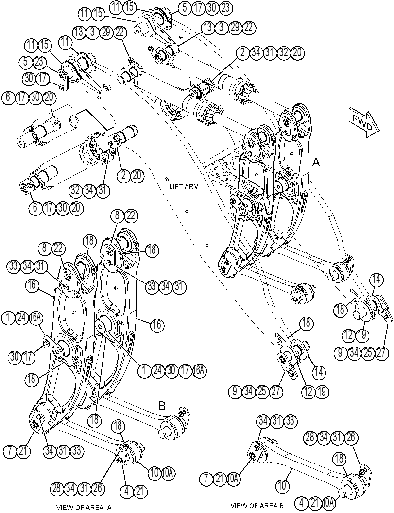 LEVER GP-TILT 3850243 CAT