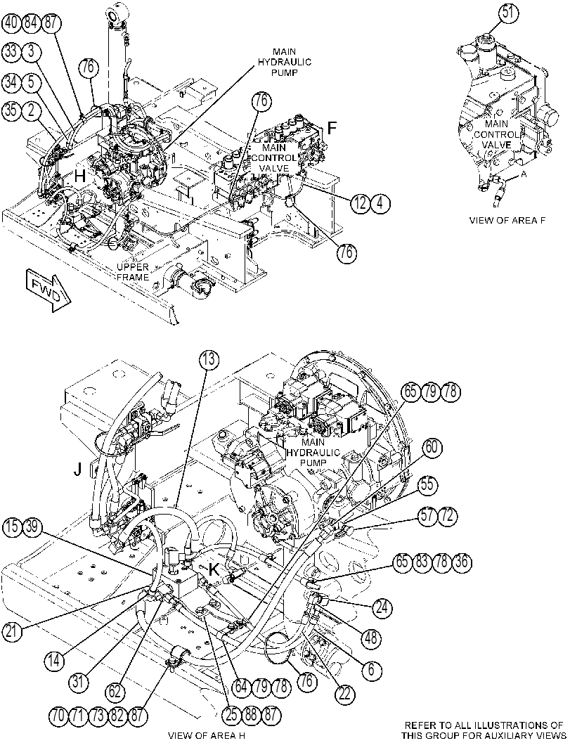 LINES GP-REAR ATTACHMENT 3898005 CAT