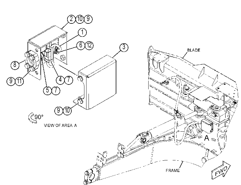 SENSOR & MTG GP-GRADE 3902881 CAT