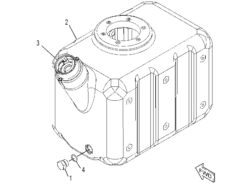 Бак AdBlue 4246276 CAT