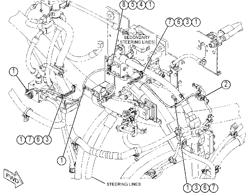 WIRING GP-AXLE TEMPERATURE 4172381 CAT