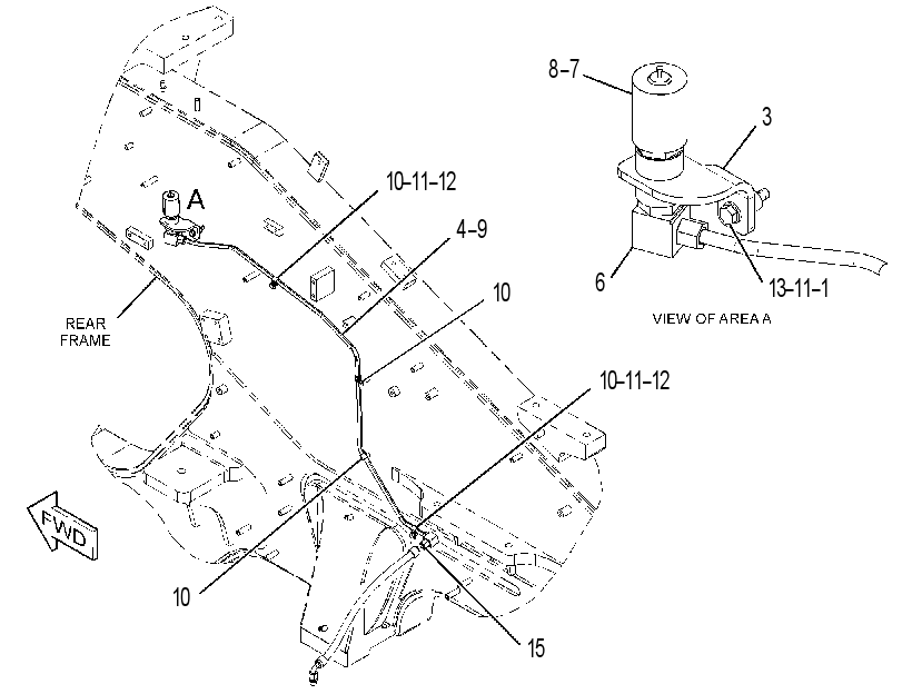 LINES GP-AXLE VENT 3123529 CAT