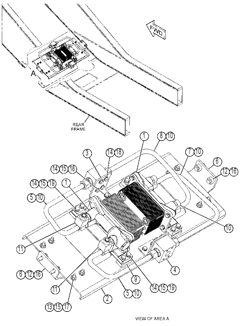 COOLER GP-AXLE OIL 3906260 CAT