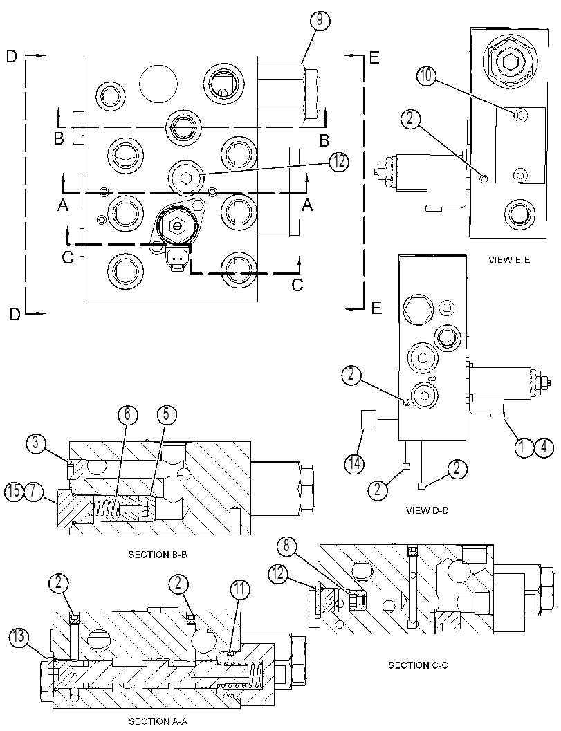 VALVE GP-MANIFOLD & RELIEF 4178013 CAT