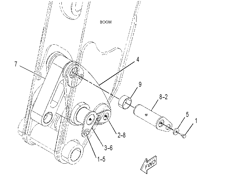 LINKAGE GP-WORK TOOL 4360404 CAT
