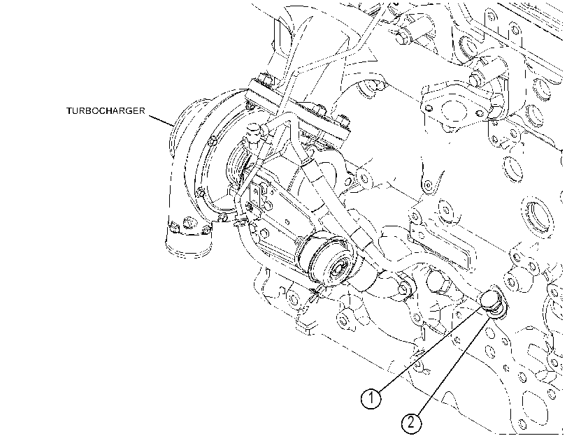 ADAPTER GP-TURBOCHARGER 4492846 CAT