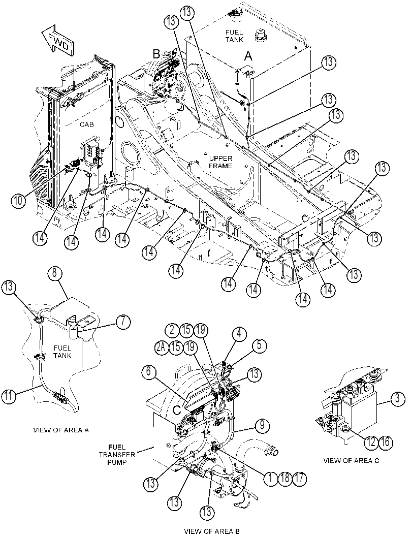 WIRING GP-REFUELING PUMP 3778168 CAT