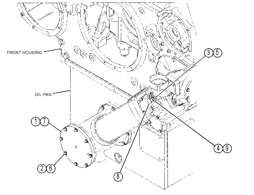 FASTENER GP-ENGINE OIL LINES 3961908 CAT