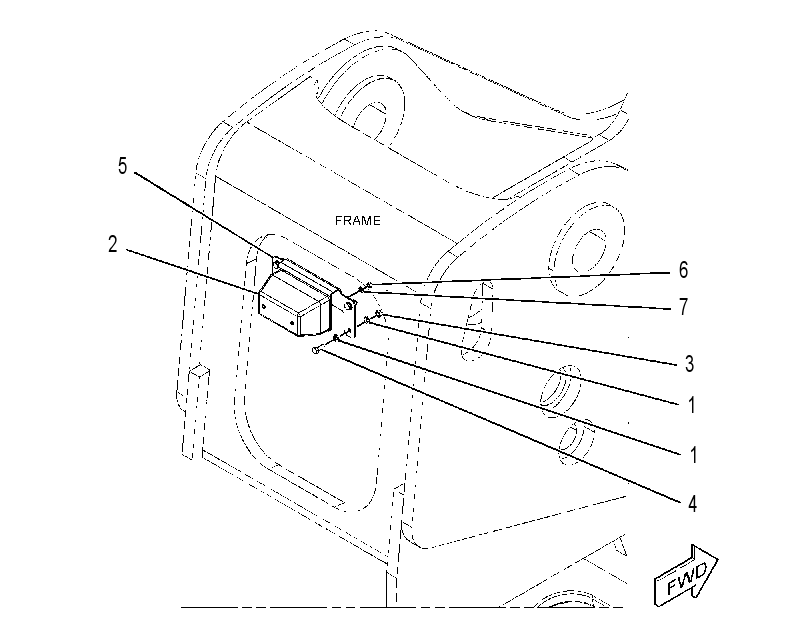 MOUNTING GP-LIGHTING 3209306 CAT