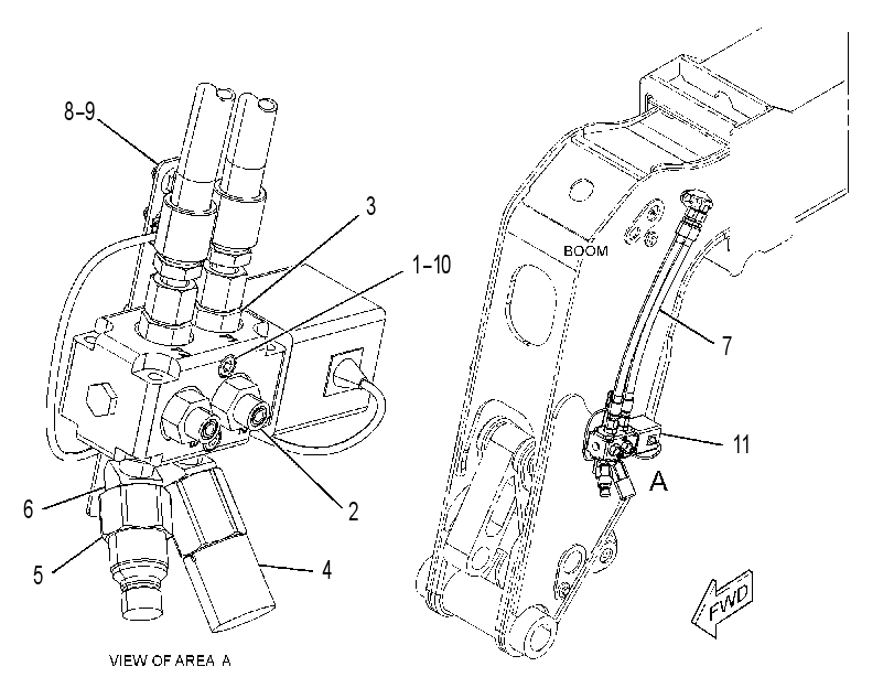 VALVE & MTG GP-DIVERTER 4402207 CAT