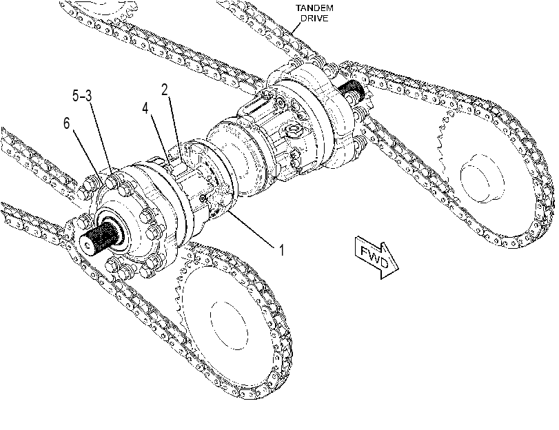 MOTOR & MTG GP-HYDROSTATIC 3456401 CAT