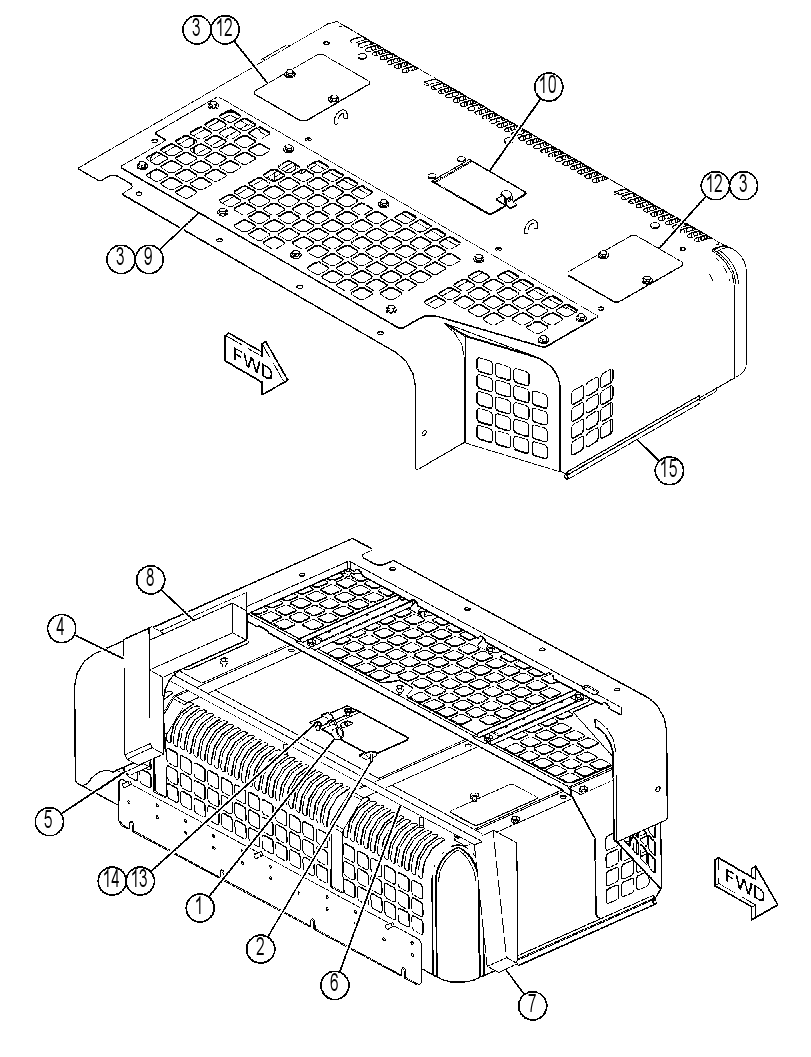 HOOD AS-ENGINE 4253287 CAT