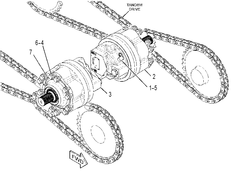 MOTOR & MTG GP-HYDROSTATIC 3456402 CAT