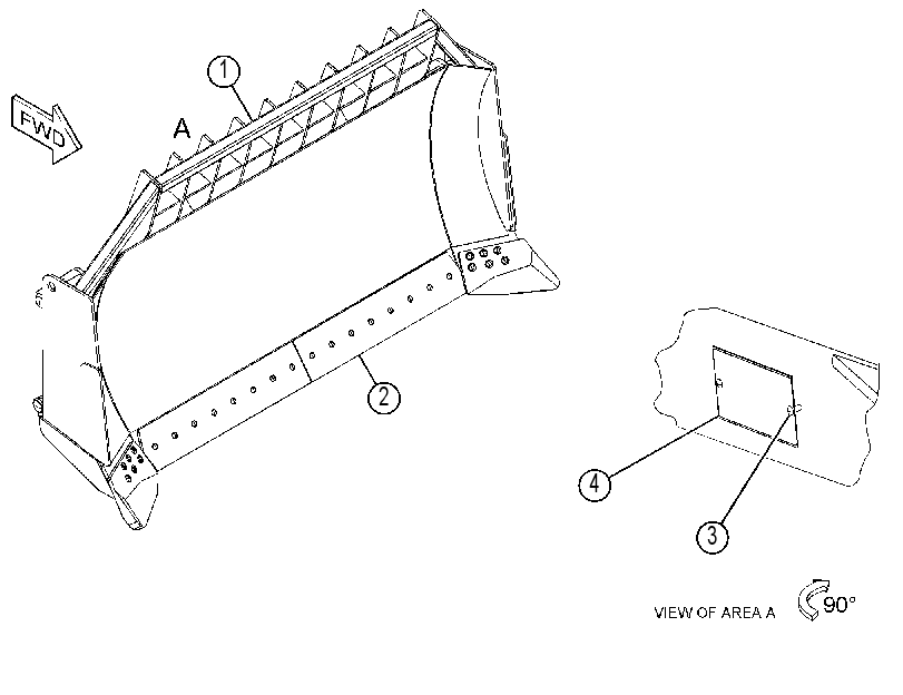 BLADE & EDGE GP-SEMI-UNIVERSAL 4484622 CAT