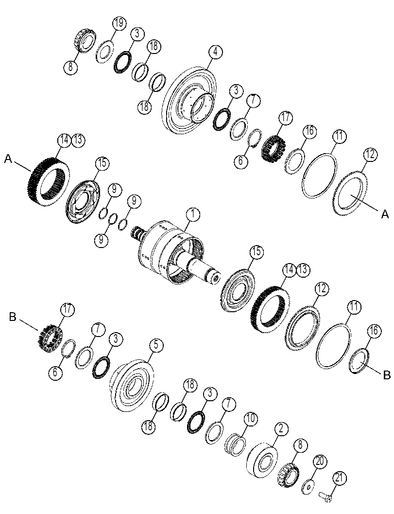 CLUTCH & GEAR GP 3347532 CAT