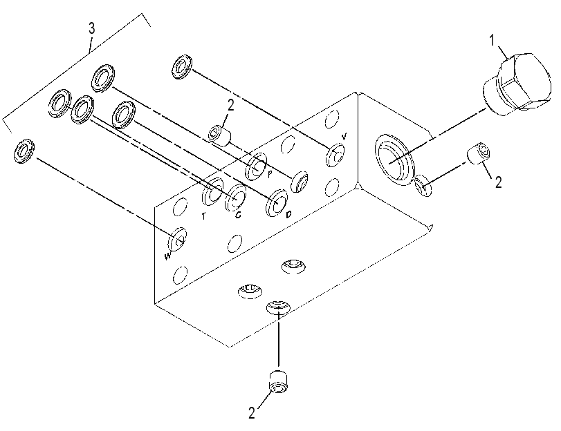 VALVE GP-SEQUENCE 3980192 CAT