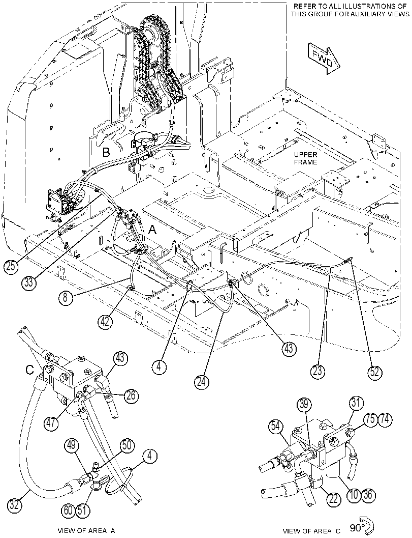 LINES GP-REAR ATTACHMENT 3827072 CAT