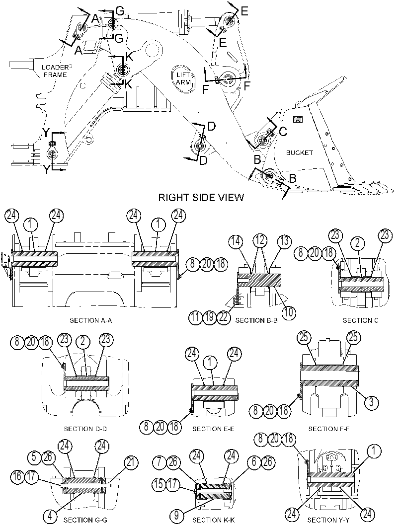 PIN & SEAL GP-LINKAGE 3868258 CAT