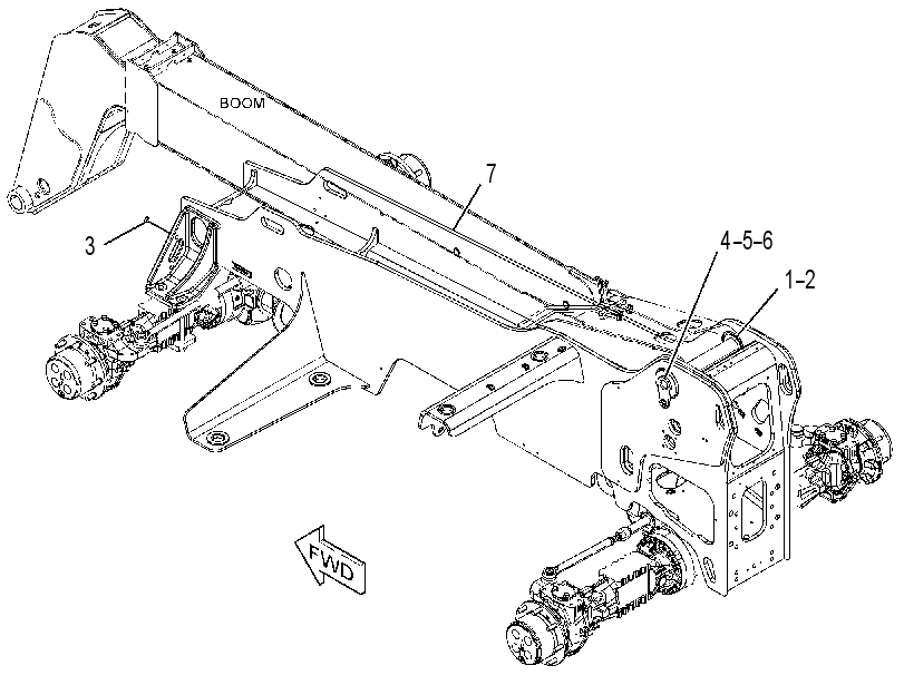 FRAME GP-MAIN 4507854 CAT