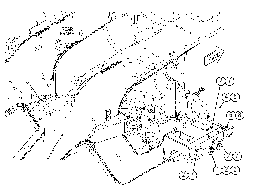 PLATE GP-MOUNTING 3868377 CAT