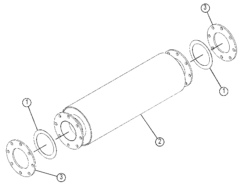Глушитель 4505061 CAT