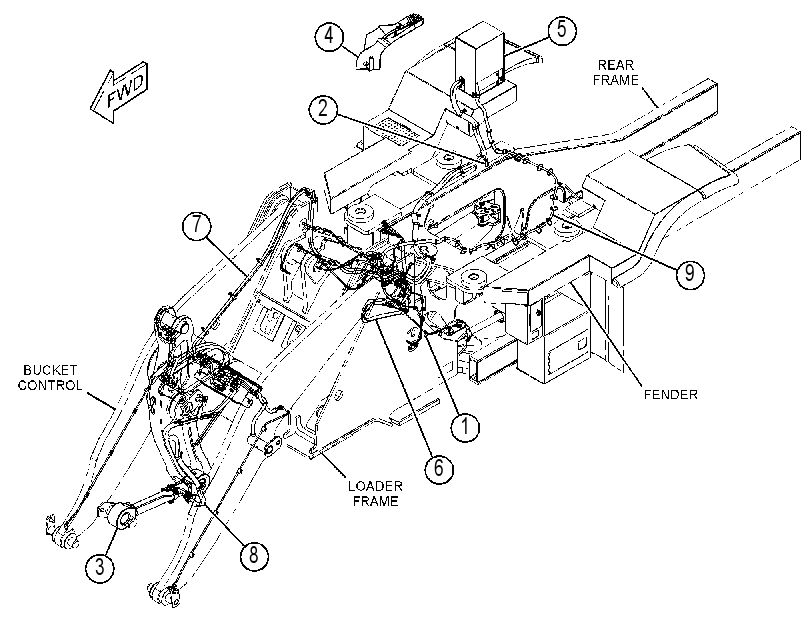 LUBRICATION AR 3961524 CAT