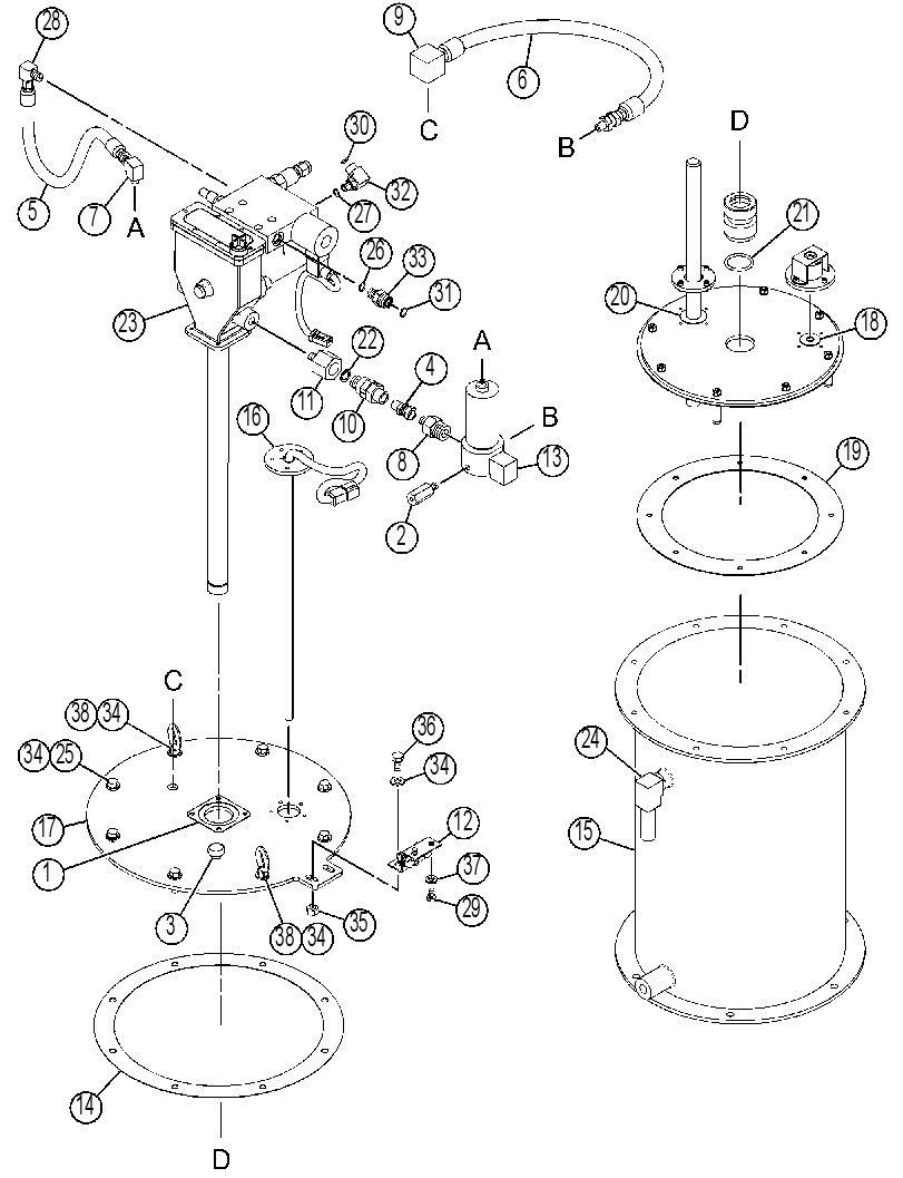 TANK & PUMP GP-LUBRICATION 4315120 CAT