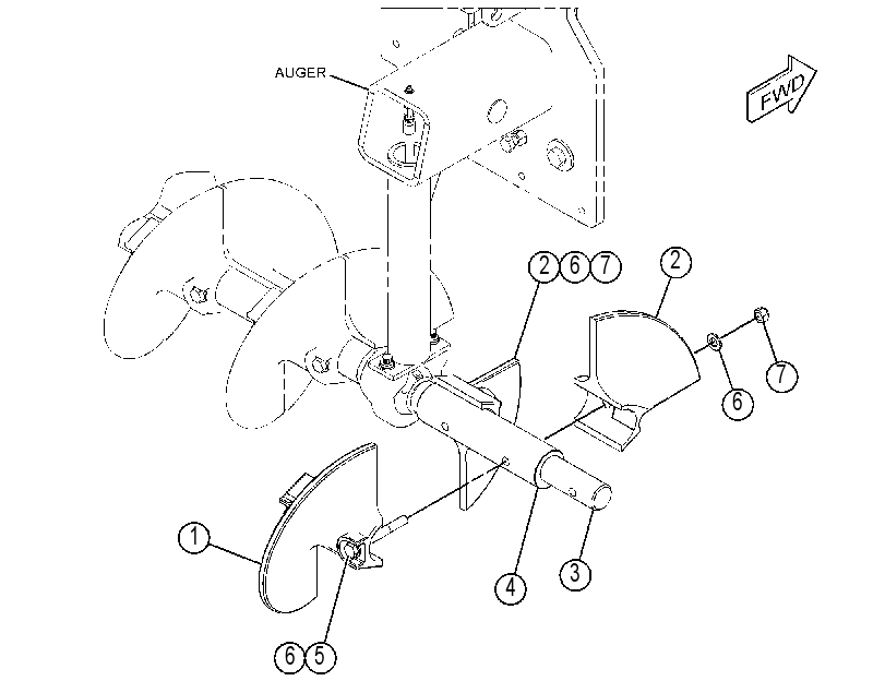 EXTENSION GP-AUGER 4386150 CAT