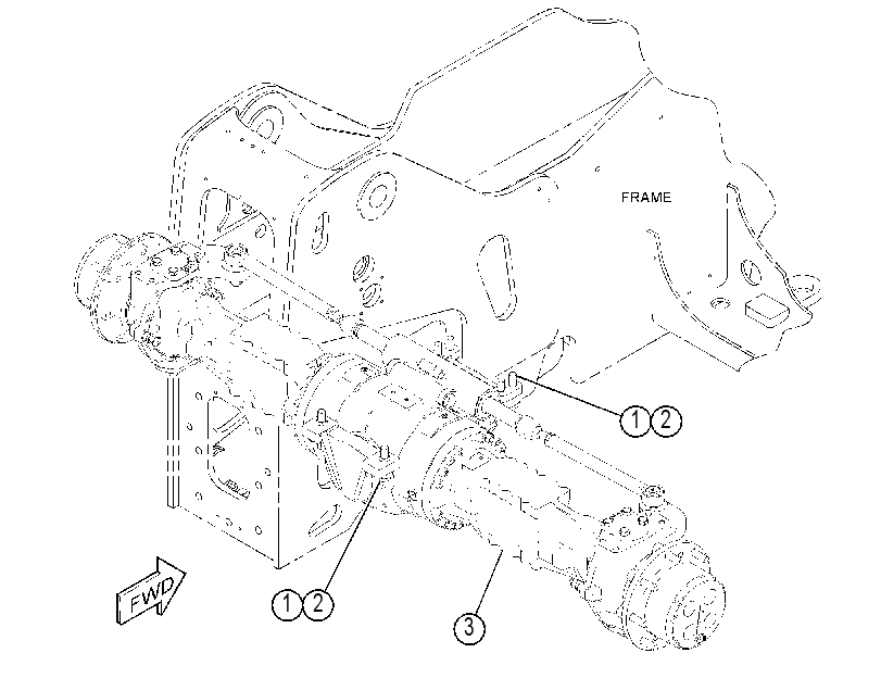 AXLE & MOUNTING GP 4368021 CAT
