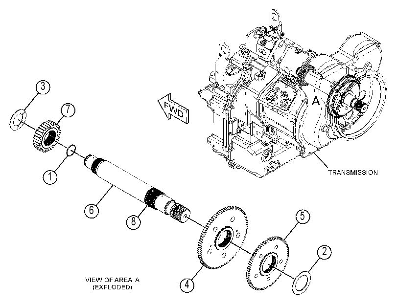 GEAR GP-INPUT TRANSFER 3649706 CAT