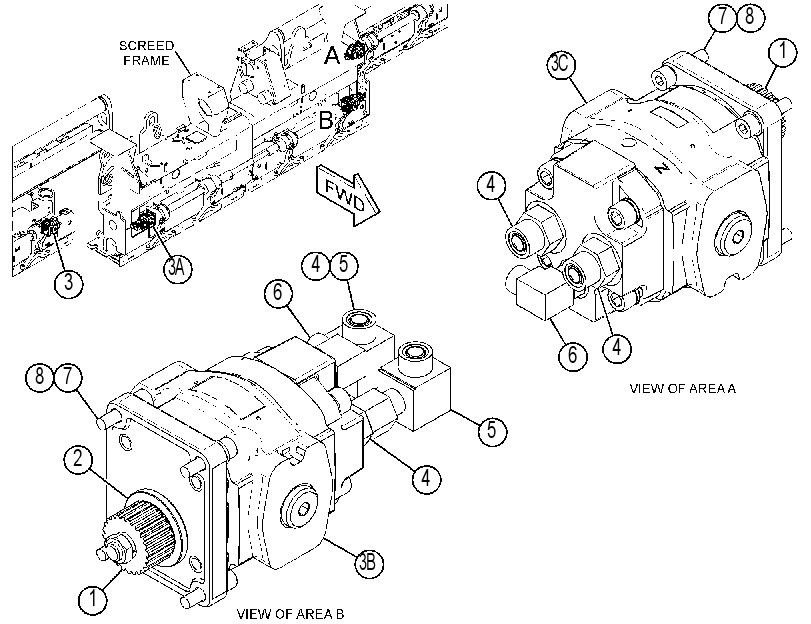 MOTOR & MTG GP-TAMPER 3904839 CAT
