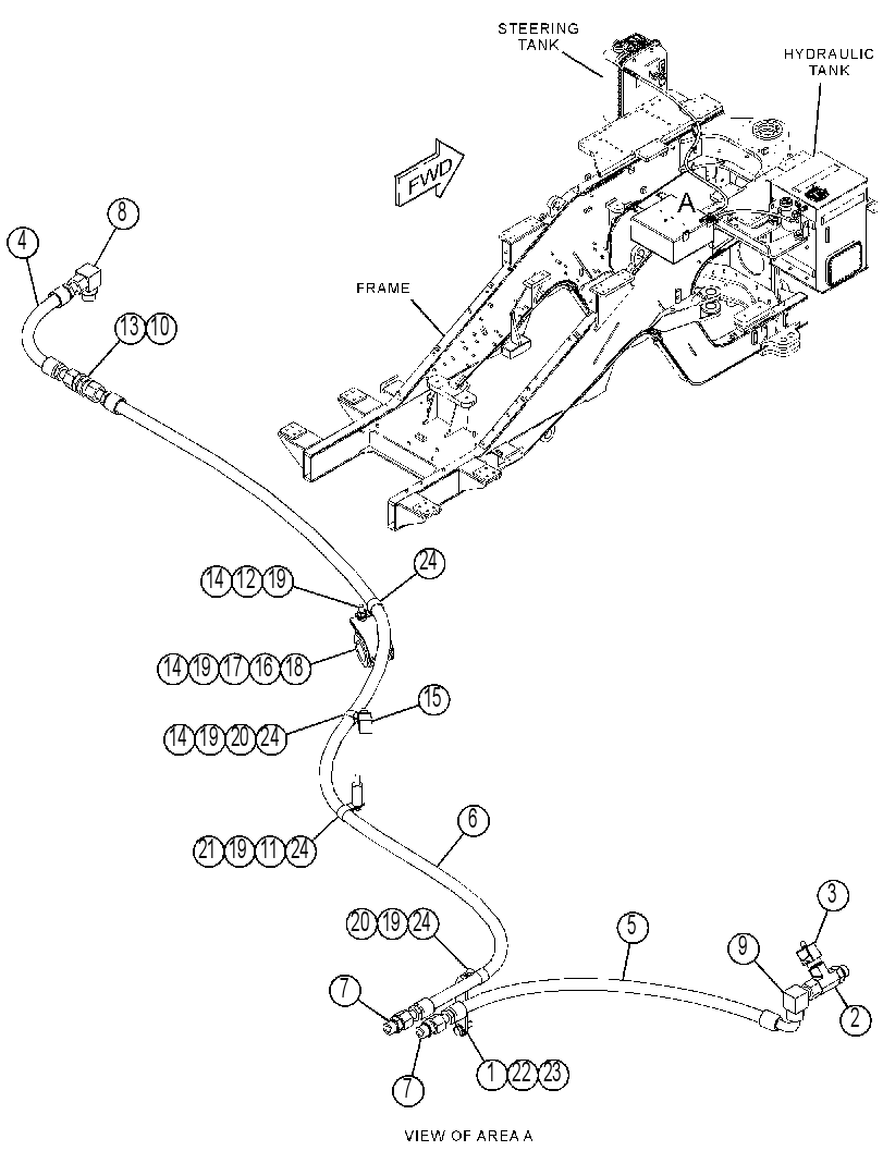 LINES GP-EXPANSION TANK 4447727 CAT