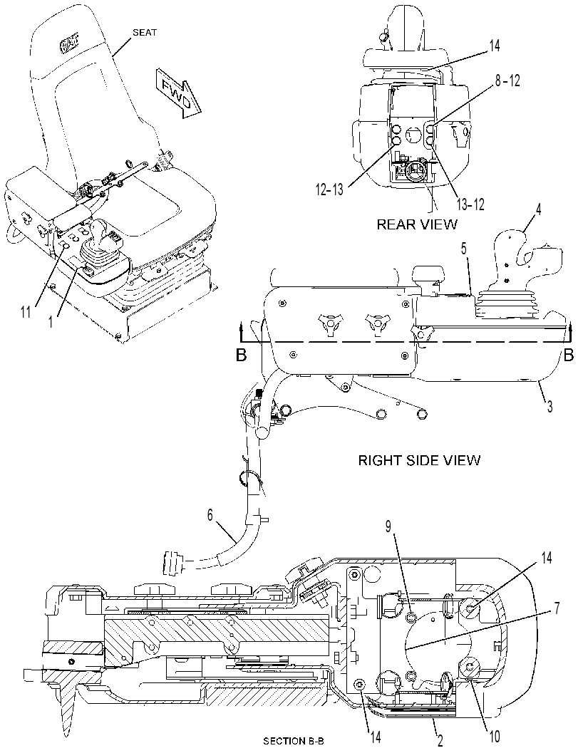 KIT-JOYSTICK CONTROL 4353401 CAT