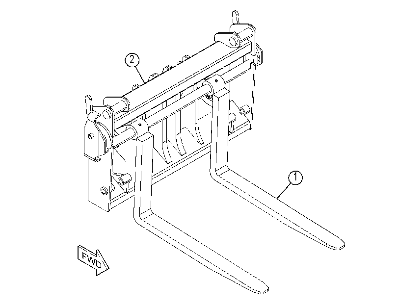 CARRIAGE AR-FORK 3541583 CAT