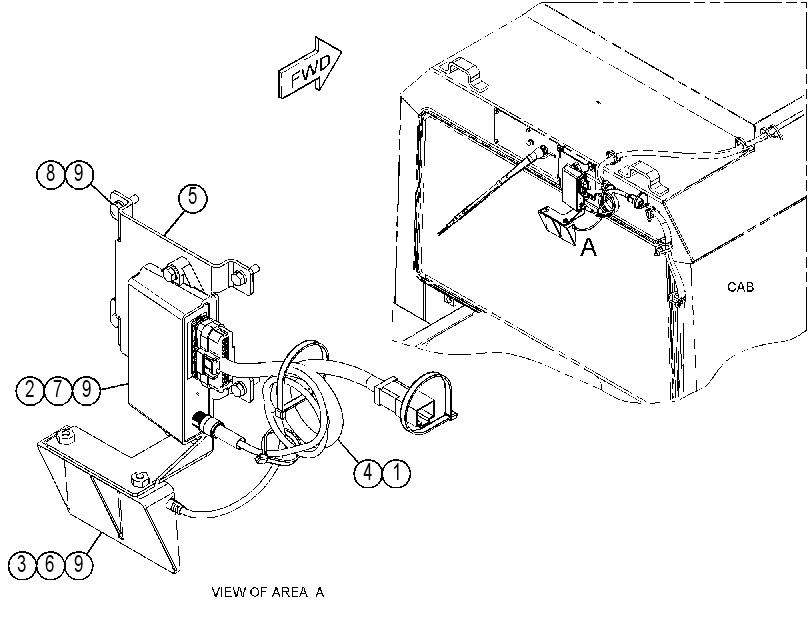 WIRING GP-TIRE MONITORING 4158657 CAT
