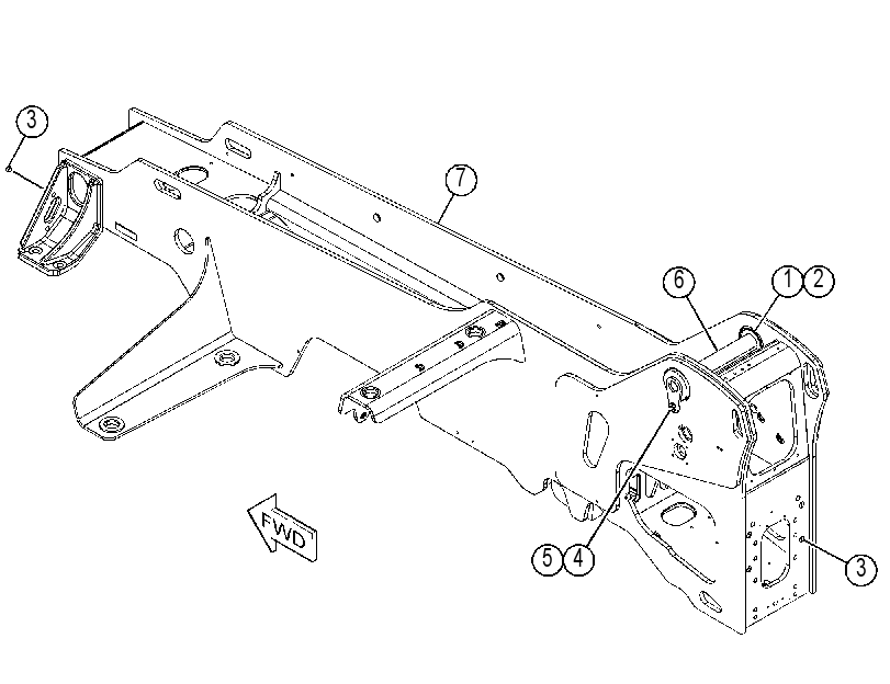 FRAME GP-MAIN 4507853 CAT