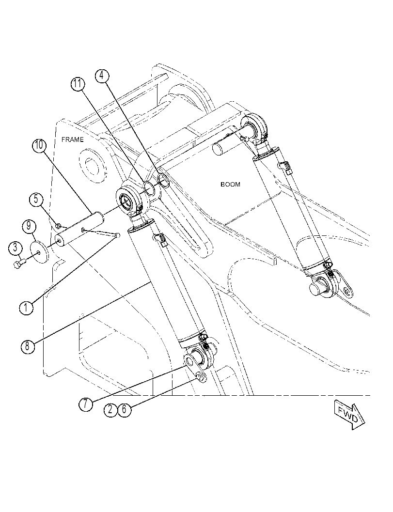 CYLINDER & MTG GP-WORK TOOL 4430305 CAT