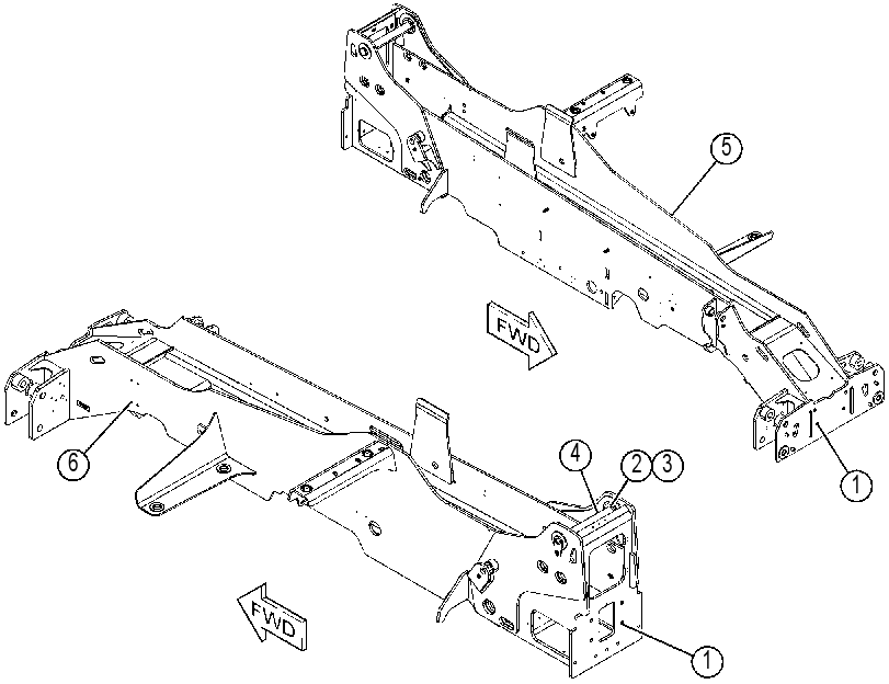 FRAME GP-MAIN 4436275 CAT