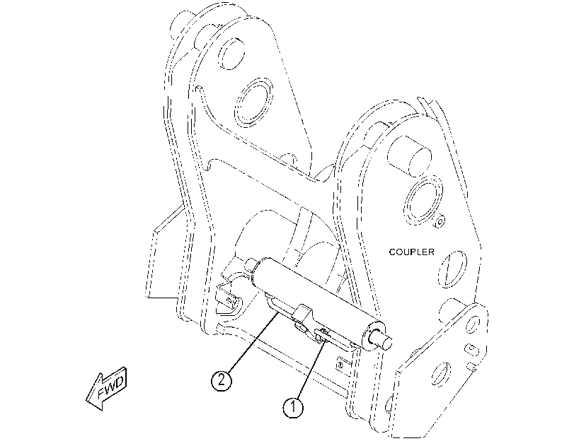 CYLINDER & MTG GP-COUPLER 4390280 CAT