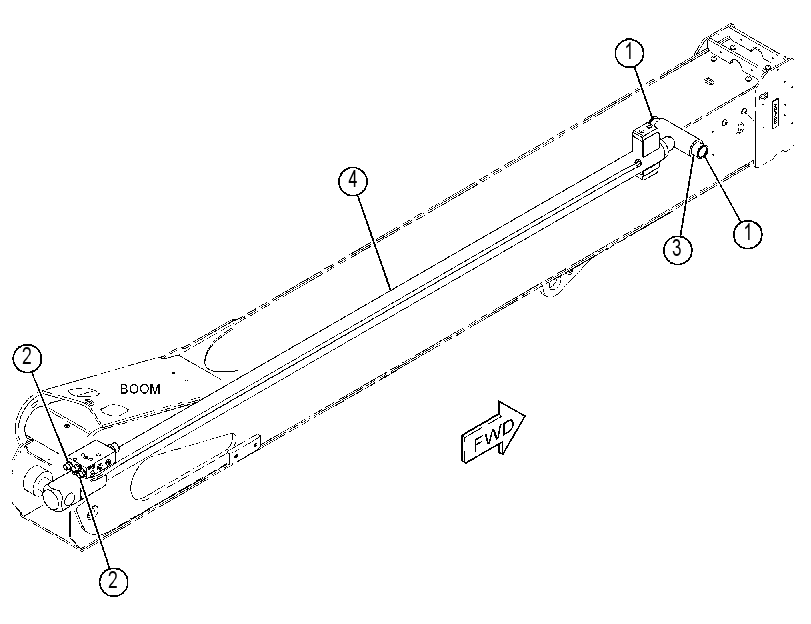 CYLINDER & MTG GP-TELESCOPING 4360414 CAT