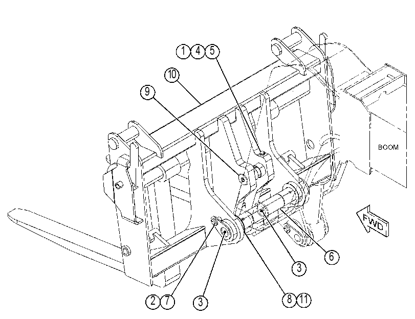 CARRIAGE AR-FORK 3541685 CAT